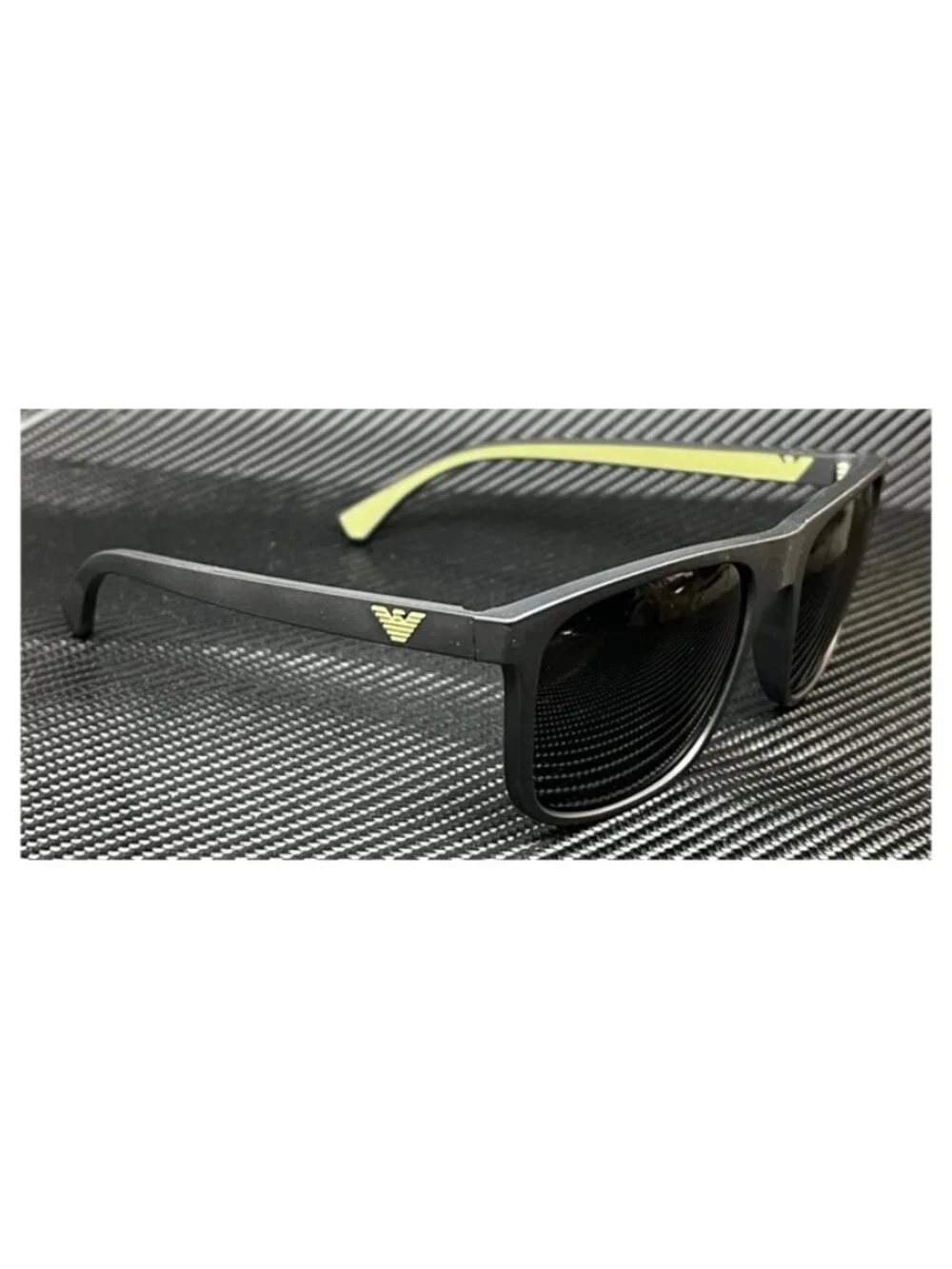 New Emporio Armani Men Matte Black Sunglasses 56-19-142
